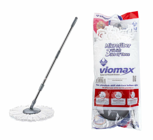 TEMSA VİLEDA DÖNERLİ MOP 3 LÜ SET YEDEĞİ TM-778